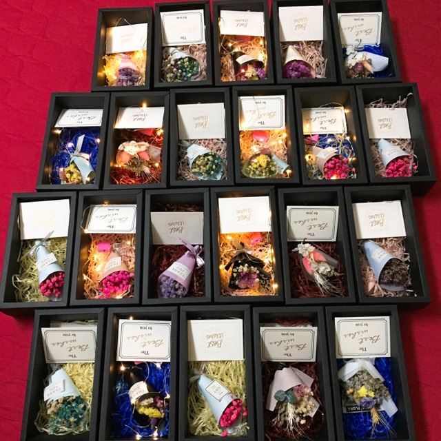 Set hoa khô mini