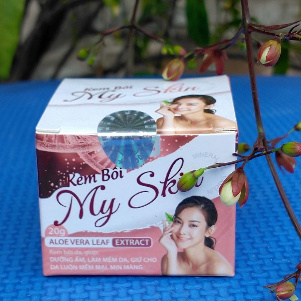 Kem dưỡng da vitamin e MY SKIN giúp dưỡng ẩm làm dịu da hết nứt lẻ khô rát da mùa hanh khô - Lọ 20 g