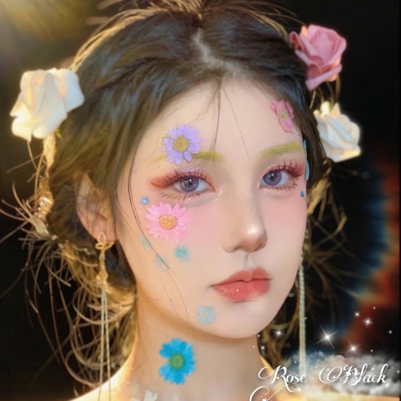 ( Tặng khăn và keo makeup chuyên nghiệp) Hoa khô makeup cosplay cổ trang, cosplay lolita, chụp ảnh nghệ thuật mã MA-96