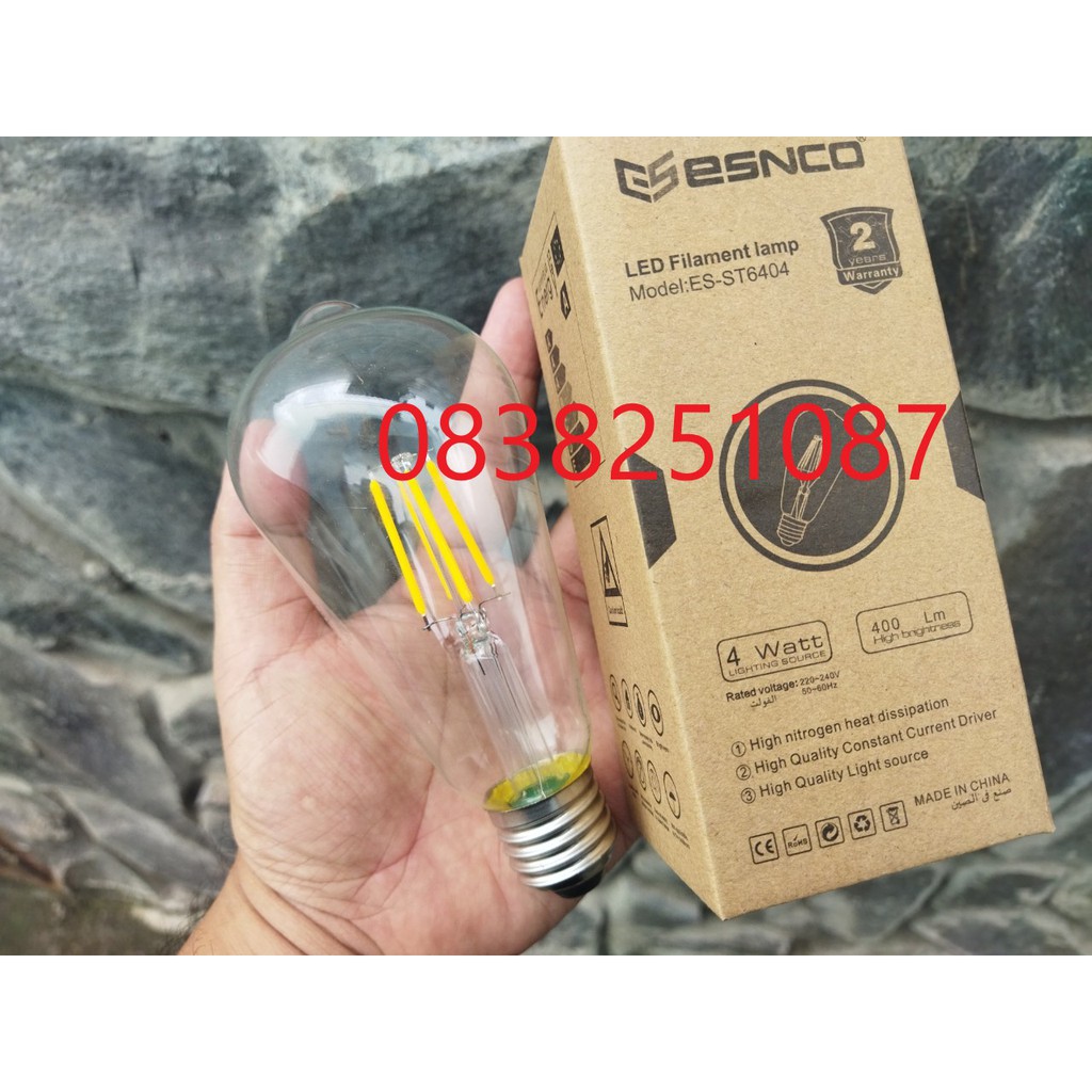 BÓNG LED EDISON ST64