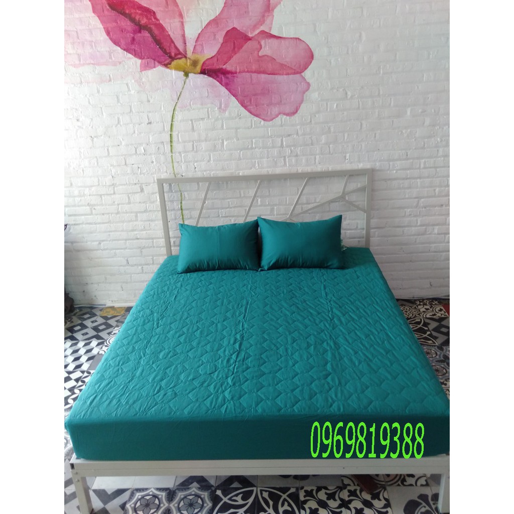 Bộ ga chun cotton Sông Hồng
