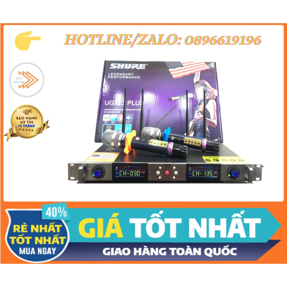 Micro Shure UGX 23 Plus HÀNG CAO CẤP (Phiên bản 2020)