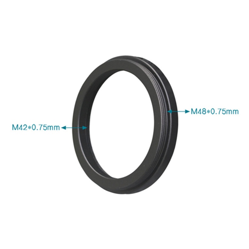 Vòng Nối zzz M48x0.75mm Sang M42x0.75mm Female Bằng Nhôm