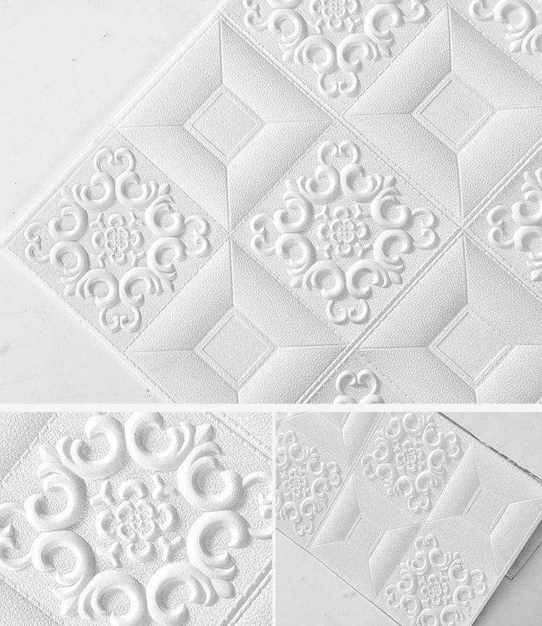 Nhãn dán tường trần nhà trang trí chống nước in hinh2 nổi 3D