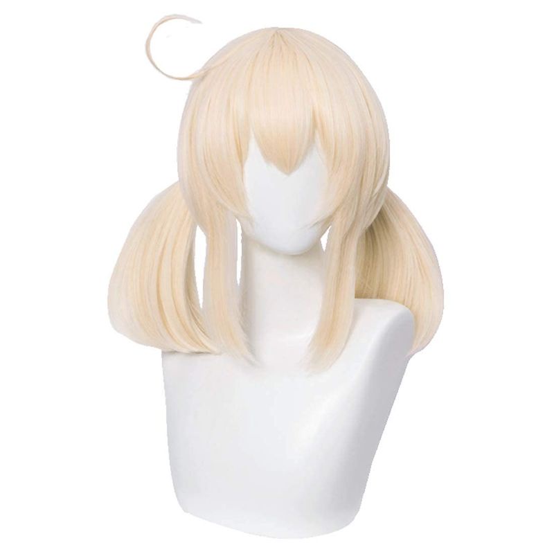 [sẵn] Wig/tóc giả cosplay Klee - Genshin Impact màu vàng sữa [Miu Cosplay]