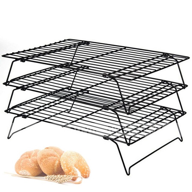 Rack Phơi Bánh 3 Tầng - Rời - 33 cm và 40 cm - Nhập Khẩu