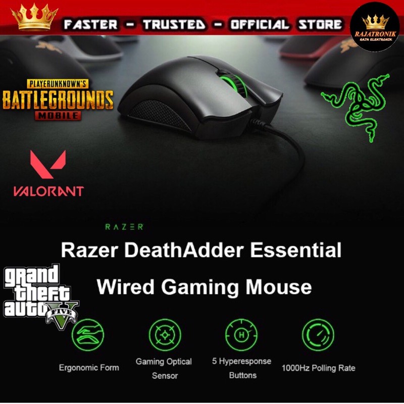 Mạch MOUSE RGB RAZER DEATHADDER CHROMA MOUSE không dây