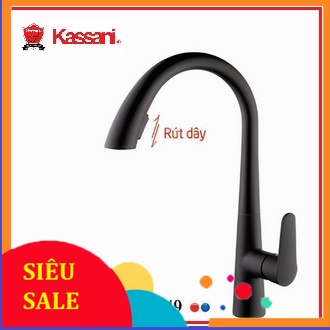 Vòi rút dây, Vòi bồn rửa chén nóng lạnh cao cấp Kassani KS-5849