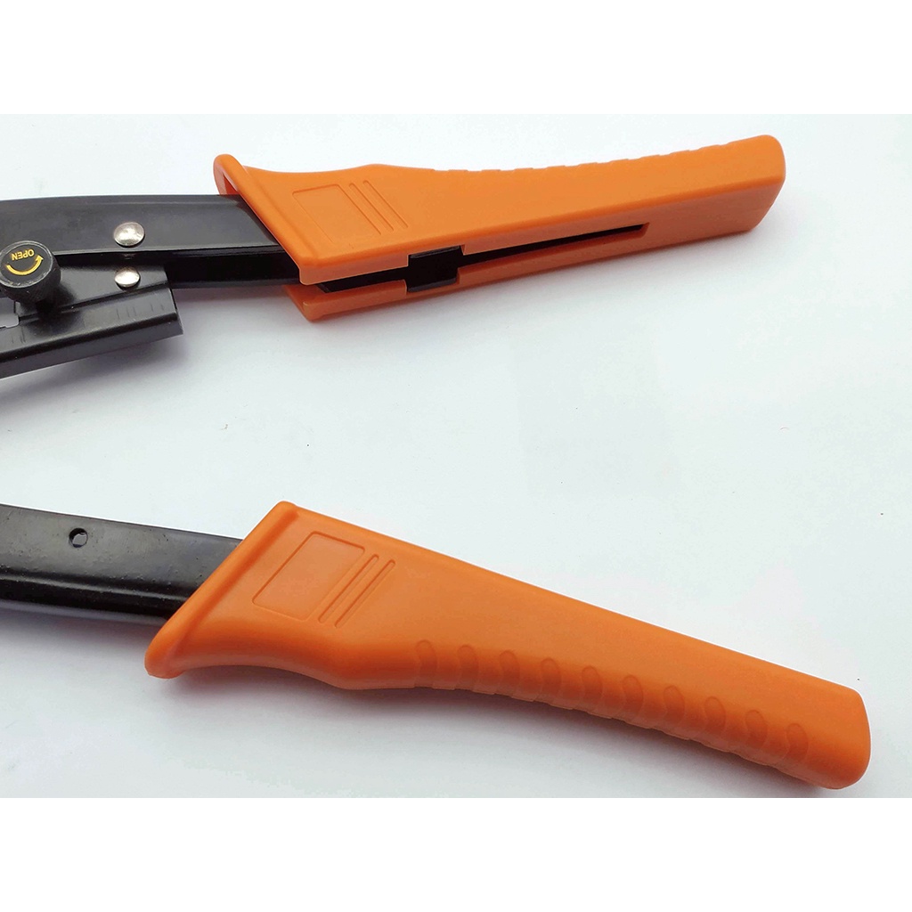 Kìm ép cos tròn cộng lực 22L dài 355mm Kapusi K-9113 cho dây 1-22 mm²