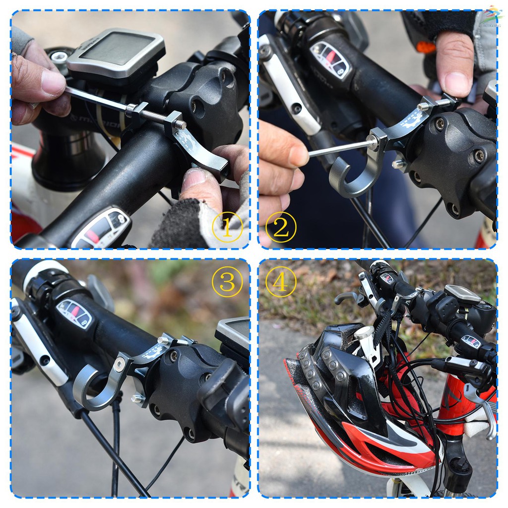 Móc treo đồ gắn xe đạp bằng hợp kim nhôm