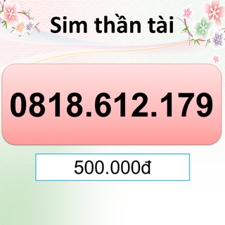 Sim số đẹp
