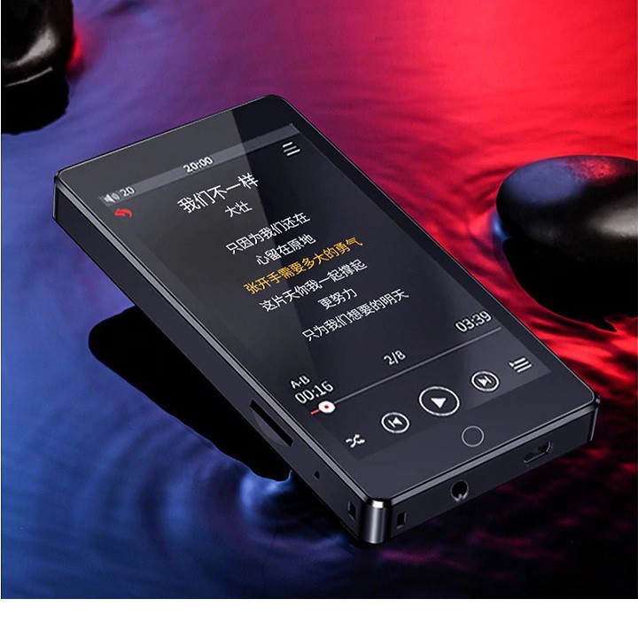 Máy Nghe Nhạc Ruizu H1: Lossless Mp3 Mp4, Bluetooth Màn Hình Cảm Ứng 4 Inch , Bộ Nhớ Trong 8Gb - HÀNG CHÍNH HÃNG