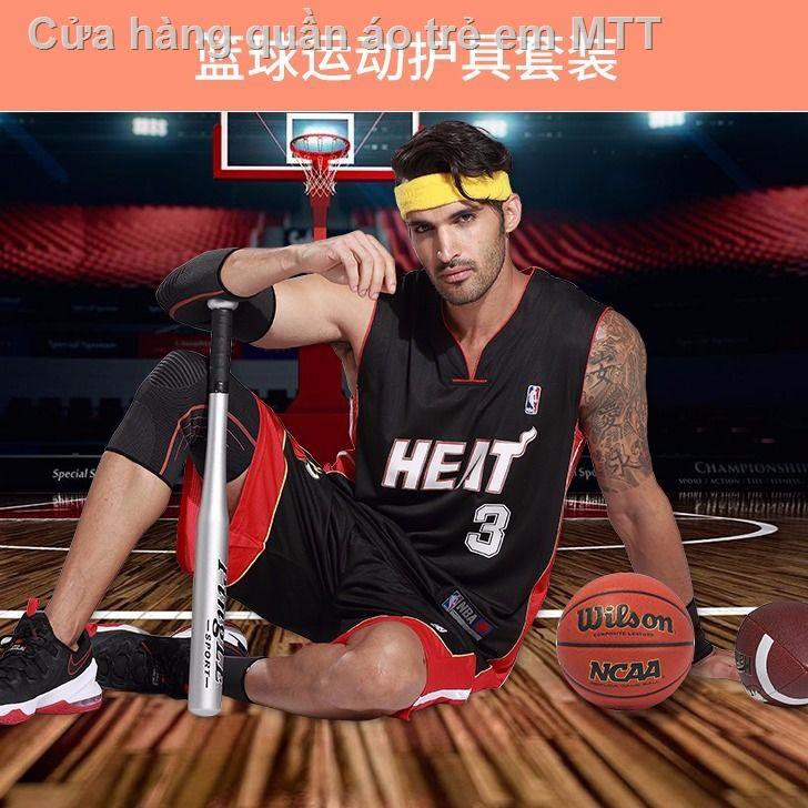 bảo vệ đầu gối , bộ khuỷu tay, cổ tay và cánh Đồ hộ thể thao nam Trang thiết bị đầy đủ bóng rổ chiến thuật chuyên n