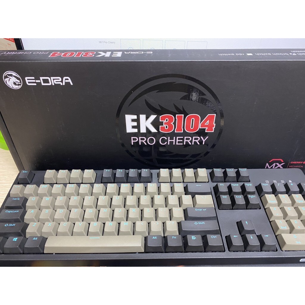 Bàn phím cơ E-DRA EK3104 PRO CHERRY Switch