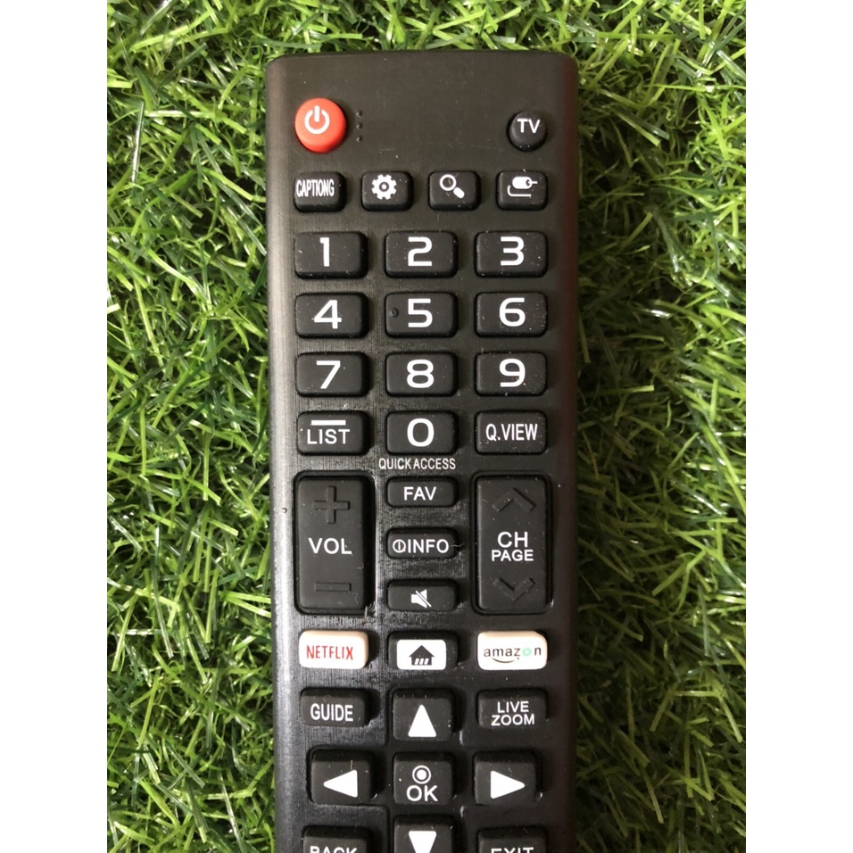 Điều khiển tivi LG NetFlix và Amazon loại ngắn smart internet - tặng kèm pin - Remote  tivi LG AKB75095315 loại tốt