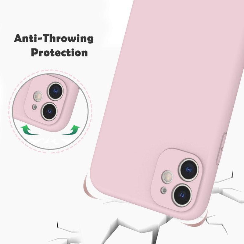 SUNTAIHO Frosted Matte Solid Color Soft TPU Phone Case For Apple Iphone 12 mini 11 Pro Max XR XS Max XS 6 7 8 Plus | BigBuy360 - bigbuy360.vn