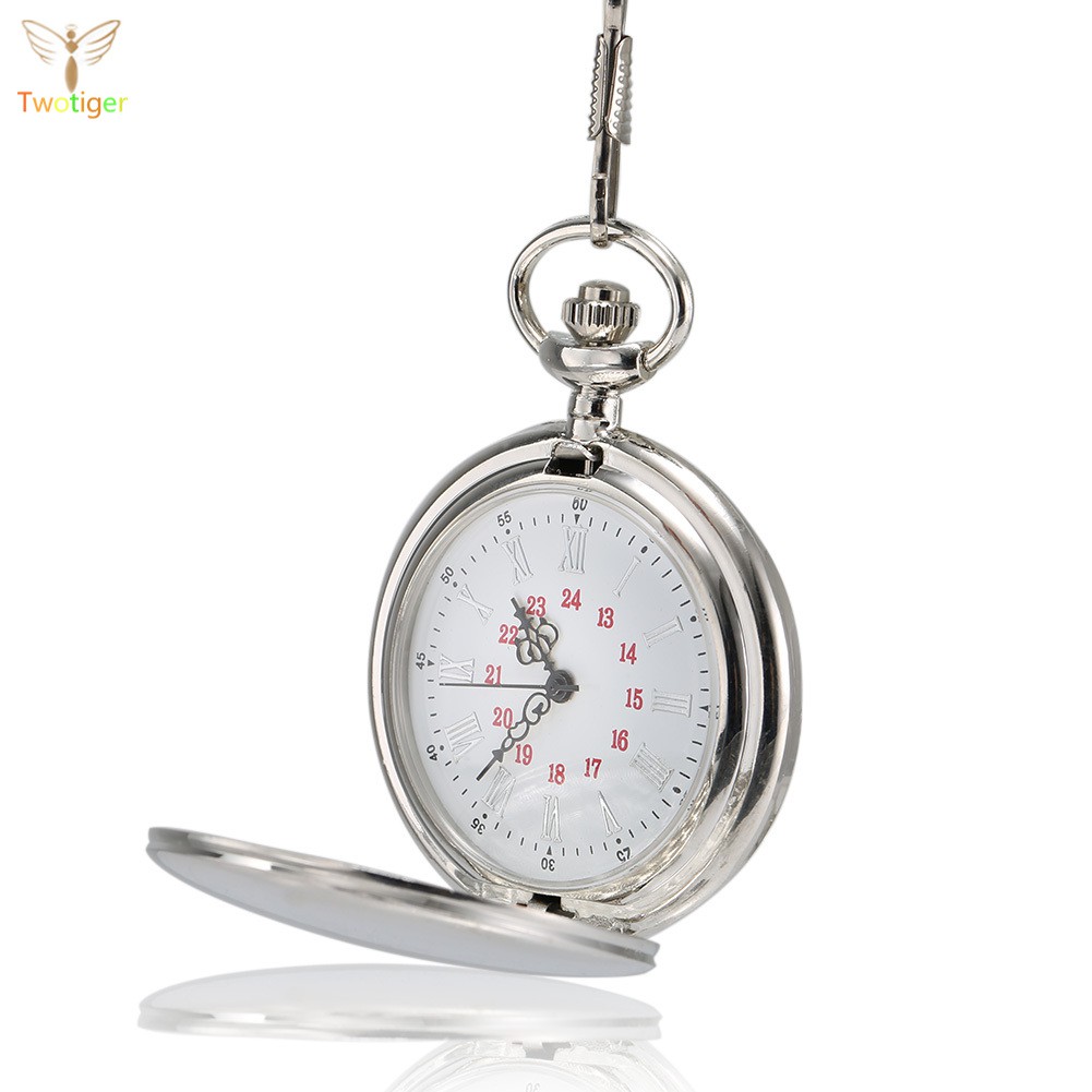 Đồng hồ quả quýt số la mã bỏ túi cho nam và nữ
