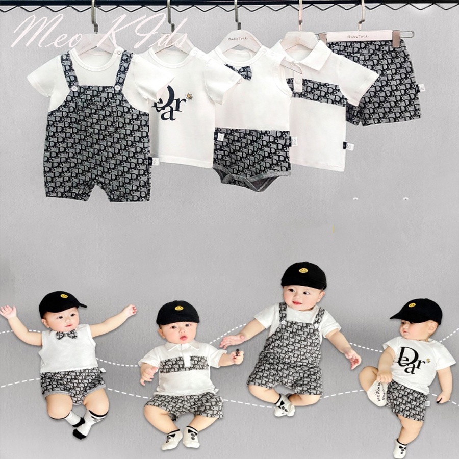 SET Hè 5IN1 cho bé trai và bé gái cực rẻ chất COTTON 100% siêu mềm mịn
