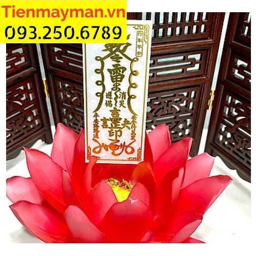 Miếng dán điện thoại THƯỢNG LỘ BÌNH AN , Linh phù may mắn phong thủy