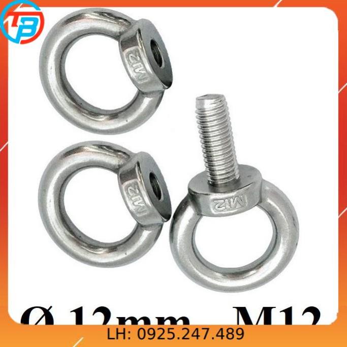 Tai cẩu thép, bulong tròn [ Phi 12mm ] CÁP THÉP Thái Bình VinàN