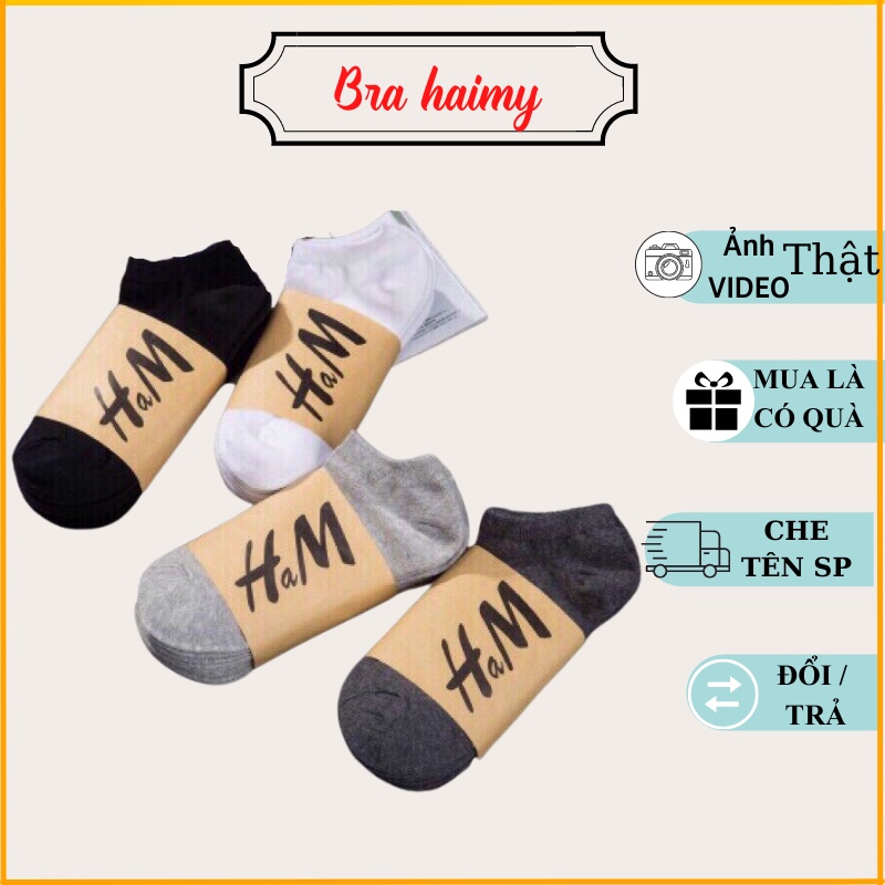 Tất Hm nam nữ - Chống Hôi Chân Hàng Xuất Khẩu Bra haimy
