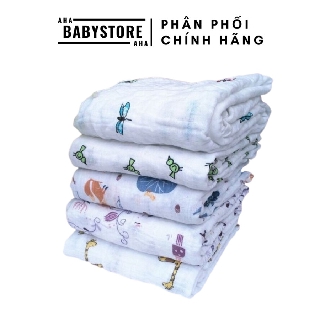 Set 10 khăn sữa Aden họa tiết dễ thương cho bé