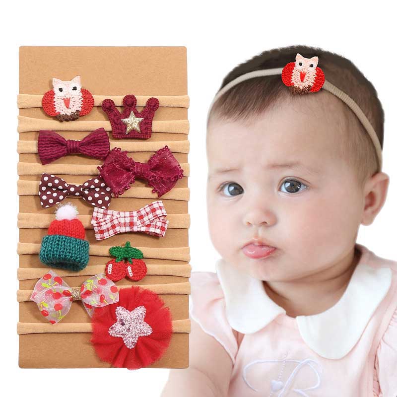 Set 10 băng đô xinh xắn dành cho bé gái