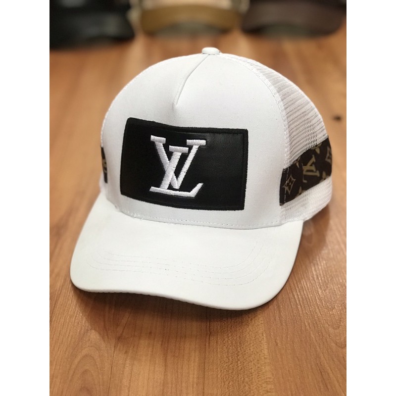 Nón Kết - Mũ Lưỡi Trai L.Vuiton From Cứng , Phối Kết Da Thời Trang Ulzzang Unisex