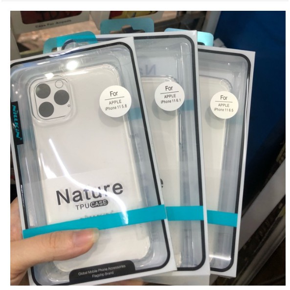 IPHONE 11/11 Pro/11 Pro Max - CHÍNH HÃNG NILLKIN ỐP LƯNG SILICON TRONG SUỐT DẺO
