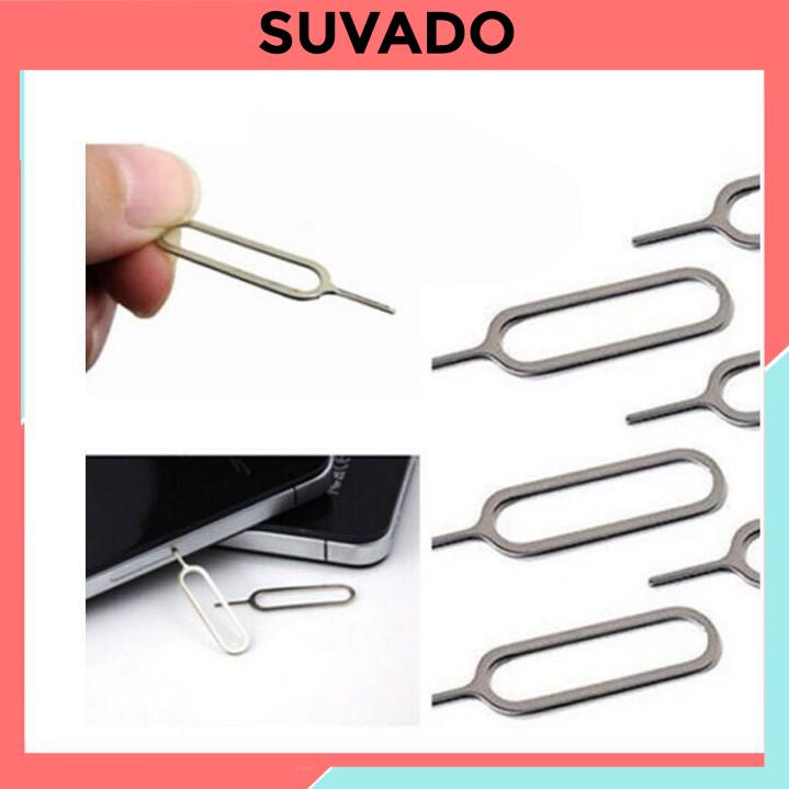 Que chọc sim Cây chọc sim điện thoại Cho máy bằng Inox QCS01