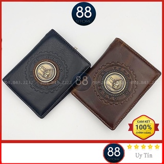 Ví nam da bò cefiro tộc trưởng - ví da nam, bóp nam đứng cao cấp - 12x9,5x1,5cm