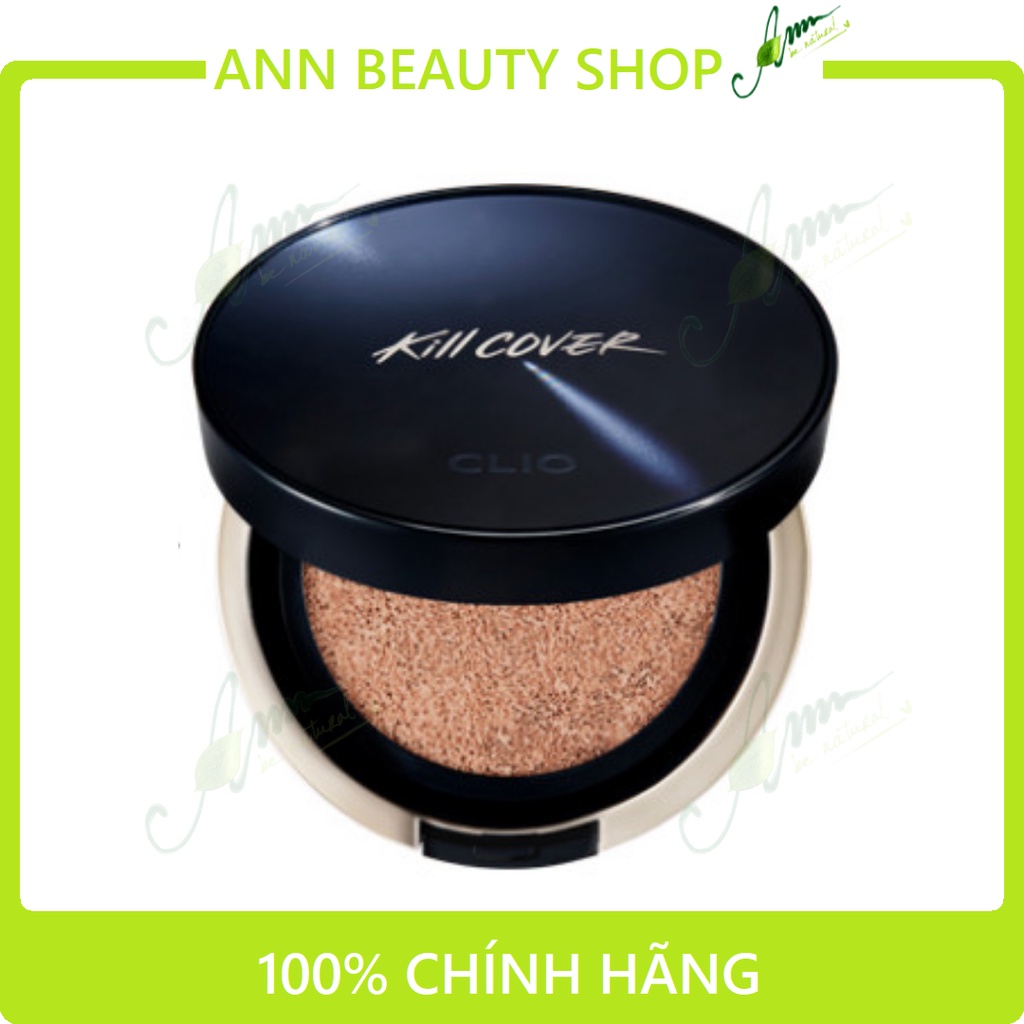 Phấn Nước Clio Kill Cover Founwear Cushion All New SPF50+ PA+++ (1 hộp + 1 lõi)