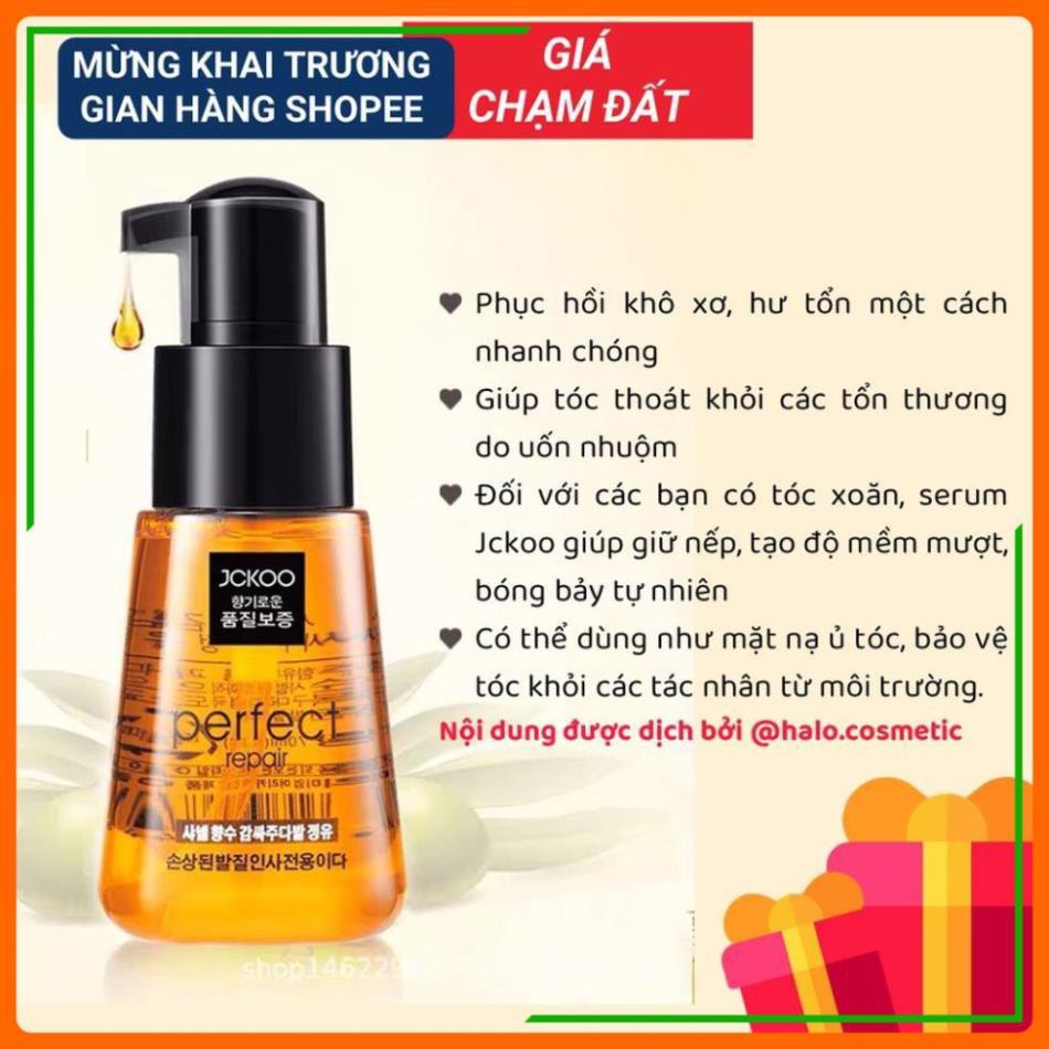 FREESHIP - Tinh dầu dưỡng tóc uốn, dưỡng tóc khô xơ, tóc nhuộm Jckoo giúp giữ nếp, tạo nếp, phục hồi hư tổn | BigBuy360 - bigbuy360.vn