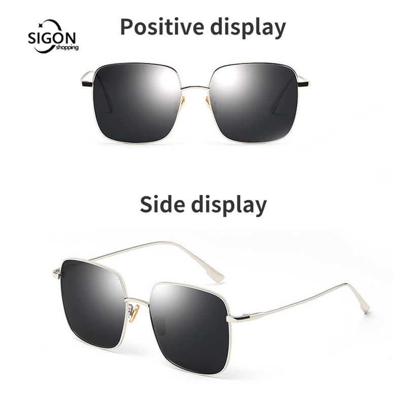 Kính Mát Phân Cực Gọng Vuông HD Bảo Vệ Tia UV Phù Hợp Cho Ứng Dụng Hàng Ngày Và Ngoài