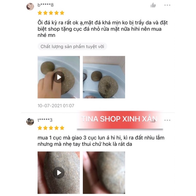 ĐÁ TẮM  KỲ TẾ BÀO CHẾT- TẨY DA CHẾT -KÌ GHÉT CƠ THỂ- GIẢM VIM NANG LÔNG