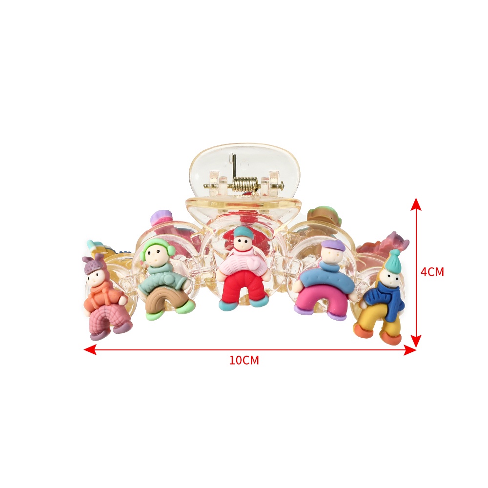 Kẹp tóc Haimeikang hình dạng hoạt hình ba chiều dễ thương chất lượng cao cho nữ