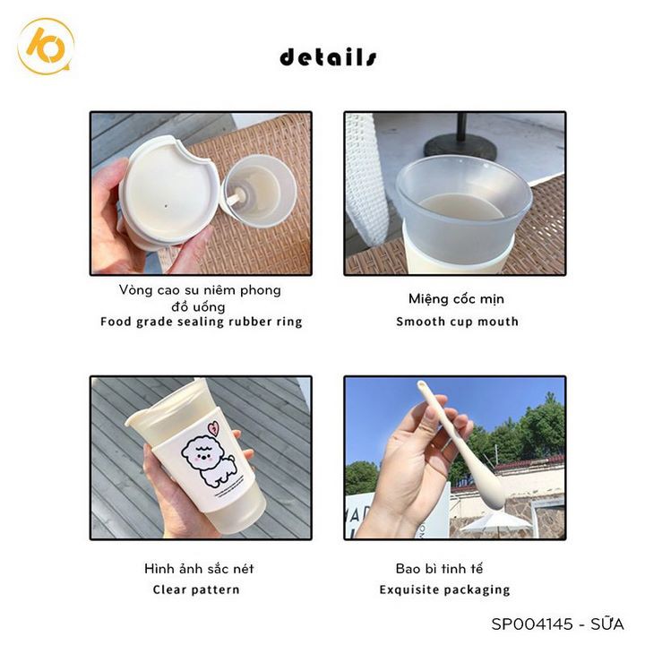 [Mã LIFESPIKE19 giảm 10% đơn 99K] Cốc thủy tinh uống trà, coffee hình cừu dễ thương 400ml - SP004142 | BigBuy360 - bigbuy360.vn