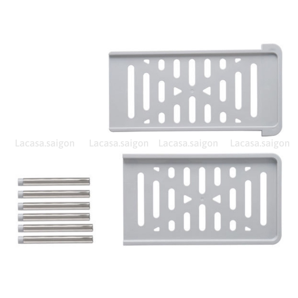 Kệ bếp gấp gọn đa năng - multifunctional retractable kitchen storage rack