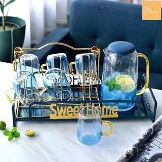 Khay trà ấm chén sweethome hàng cao cấp