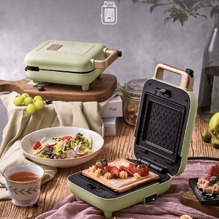 Máy Nướng Bánh 2 Khay Đa Năng Bear DBC-C06M1 - Làm Bánh Sandwich, Crepe, Waffle - Hàng Chính Hãng Bảo Hành 18 Tháng