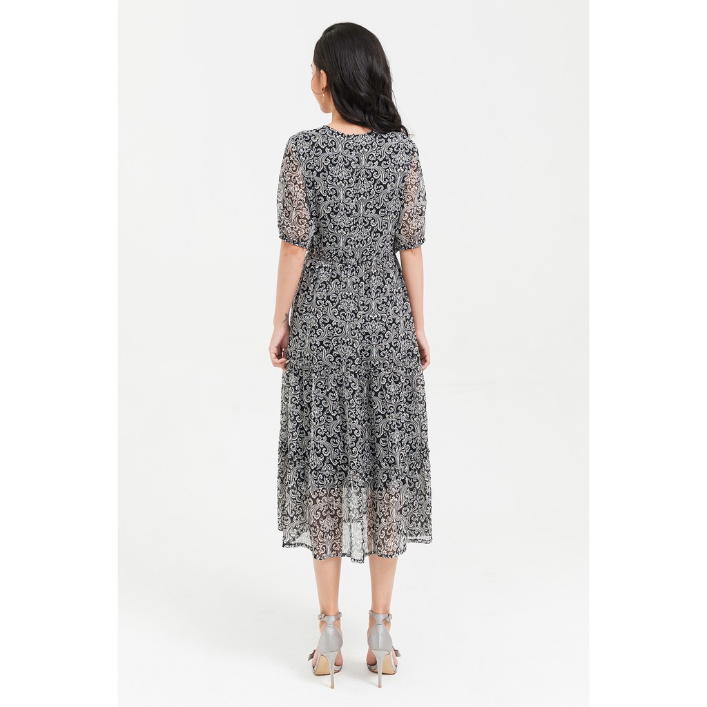Đầm Maxi Cổ Tim LAMER Bigsize L63M21H061