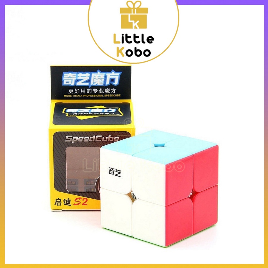 Rubik 2x2 QiYi QiDi S Stickerless Rubic 2 Tầng Khối Lập Phương Đồ Chơi Trí
