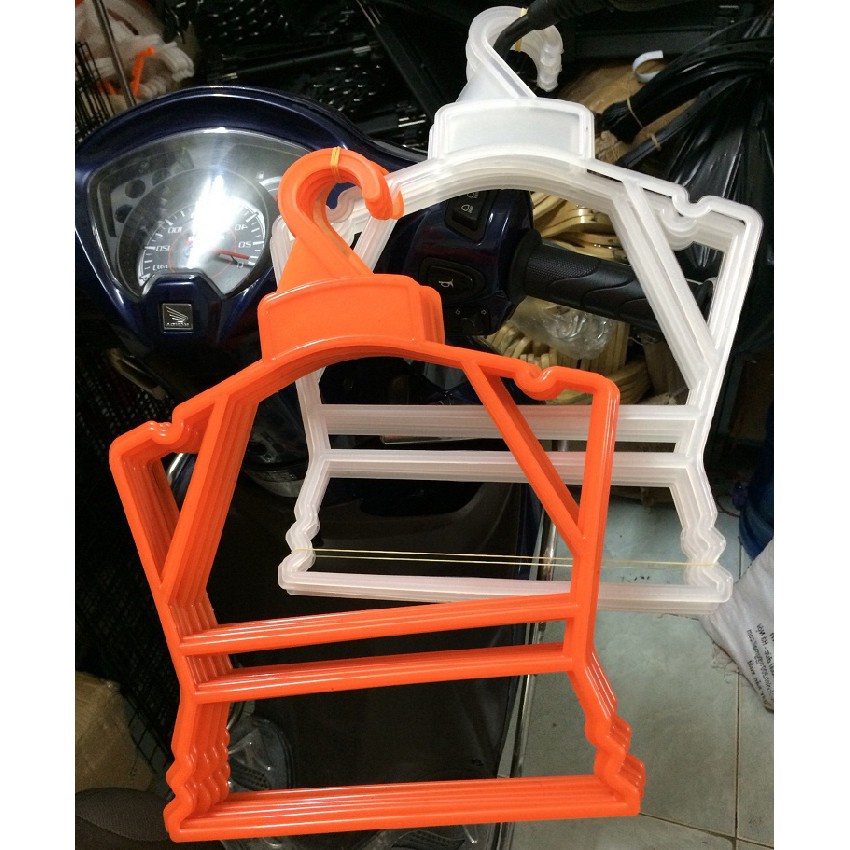 Móc bộ bé 10 chiếc treo cả bộ quần&áo trẻ em, móc đồ bộ bé 0 - 3 tuổi