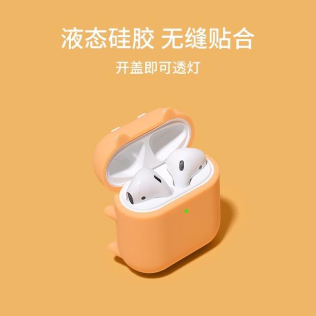 Vỏ Bao Đựng Bảo Vệ Hộp Sạc Tai Nghe, Case Airpods 2/3/1/i7/i9/i12/Pro - Sillicone Chống Bẩn Chó Corgi Husky Bestmall