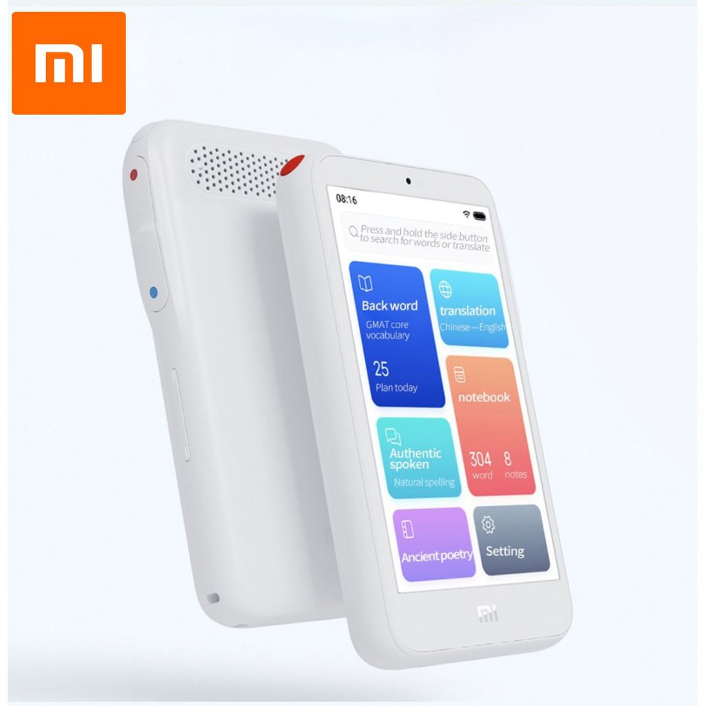 Máy phiên dịch XIAOMI "Little Teacher " Learning Machine Translator 4G version and Wifi versionn
