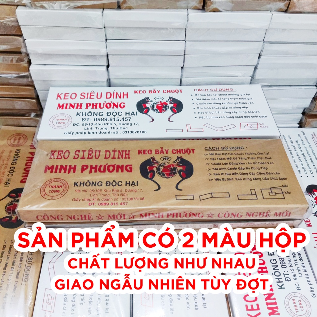 Keo bẫy chuột - Dính chuột tái sử dụng nhiều lần, Để được lâu