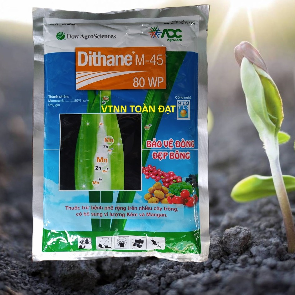 Thuốc Trừ Bệnh DITHANE 80WP - Trừ Bệnh Vàng Lá, Mốc Sương  (250g)