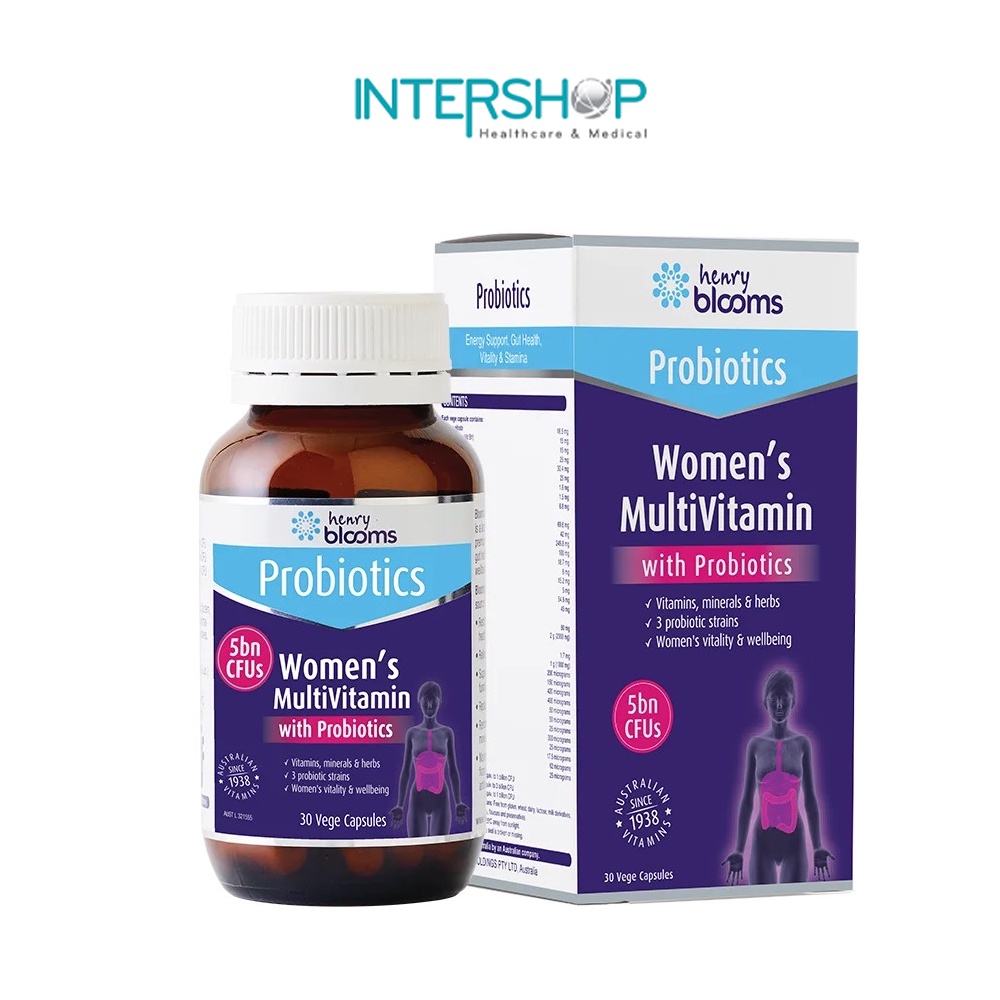Vitamin Tổng Hợp Cho Nữ Women's Multivitamin With Probiotics Henry Blooms