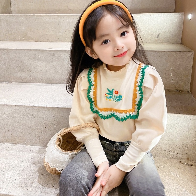 Áo thun tay dài thời trang cho bé gái