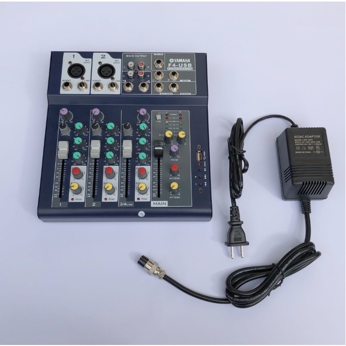 Combo Mixer Yamaha F4 Bluetooth, Micro Thu Âm Chuyên Nghiệp Bm 900, Chuyên Karaoke Online, Thu Âm, Trọn Bộ Live Stream